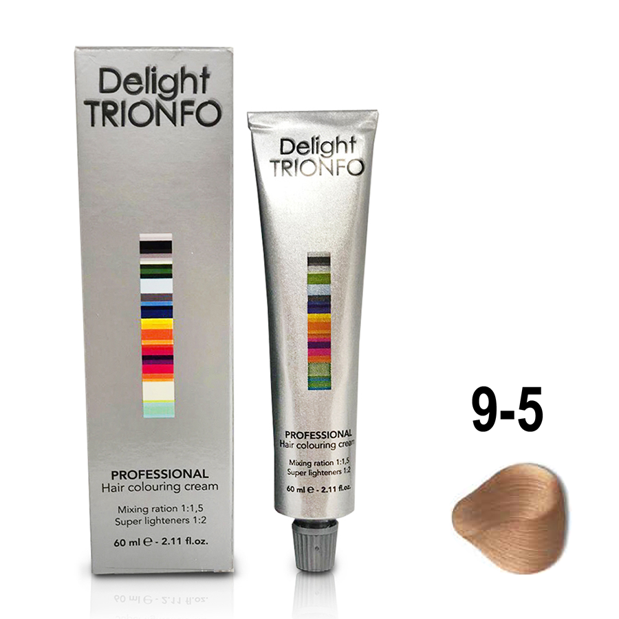 CONSTANT DELIGHT 9-5 крем-краска стойкая для волос, блондин золотистый / Delight TRIONFO 60 мл, фото 2