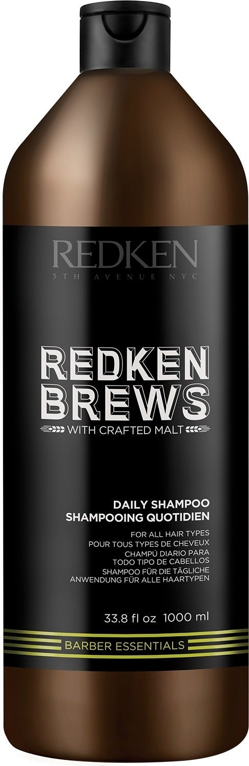 REDKEN Шампунь с солодом и протеинами для ежедневного деликатного очищения волос и кожи головы / FOR MEN DAILY 1000 мл, фото 1