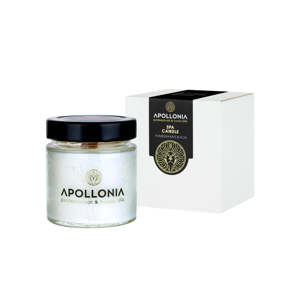 APOLLONIA Свеча ароматическая / POMEGRANATE & ACAI SPA CANDLE 200 мл, фото 2