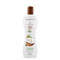 Кондиционер для волос с органическим кокосовым маслом / Silk Therapy Biosilk Organic Coconut Oil Moisturizing Conditioner 355 мл, фото 1