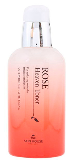 THE SKIN HOUSE Тонер антивозрастной с экстрактом розы / Rose Heaven 130 мл