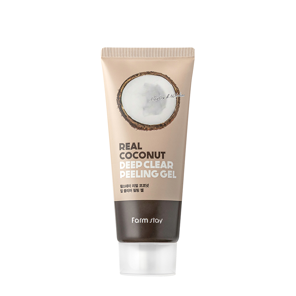 

FARMSTAY Гель-скатка отшелушивающая для лица с кокосом / Real Coconut Deep Clear Peeling Gel 100 мл
