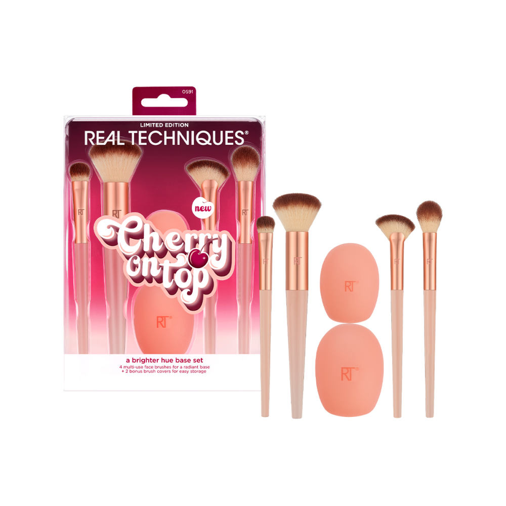 REAL TECHNIQUES Набор для макияжа / Real Techniques Cherry On Top A Brighter Hue Base Set, фото 2