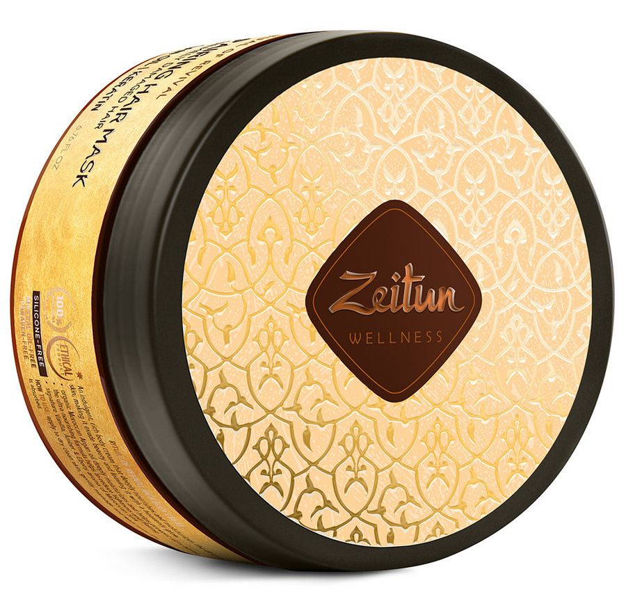 ZEITUN Маска с аргановым маслом и кератином для сильно поврежденных волос Ритуал восстановления 200 мл