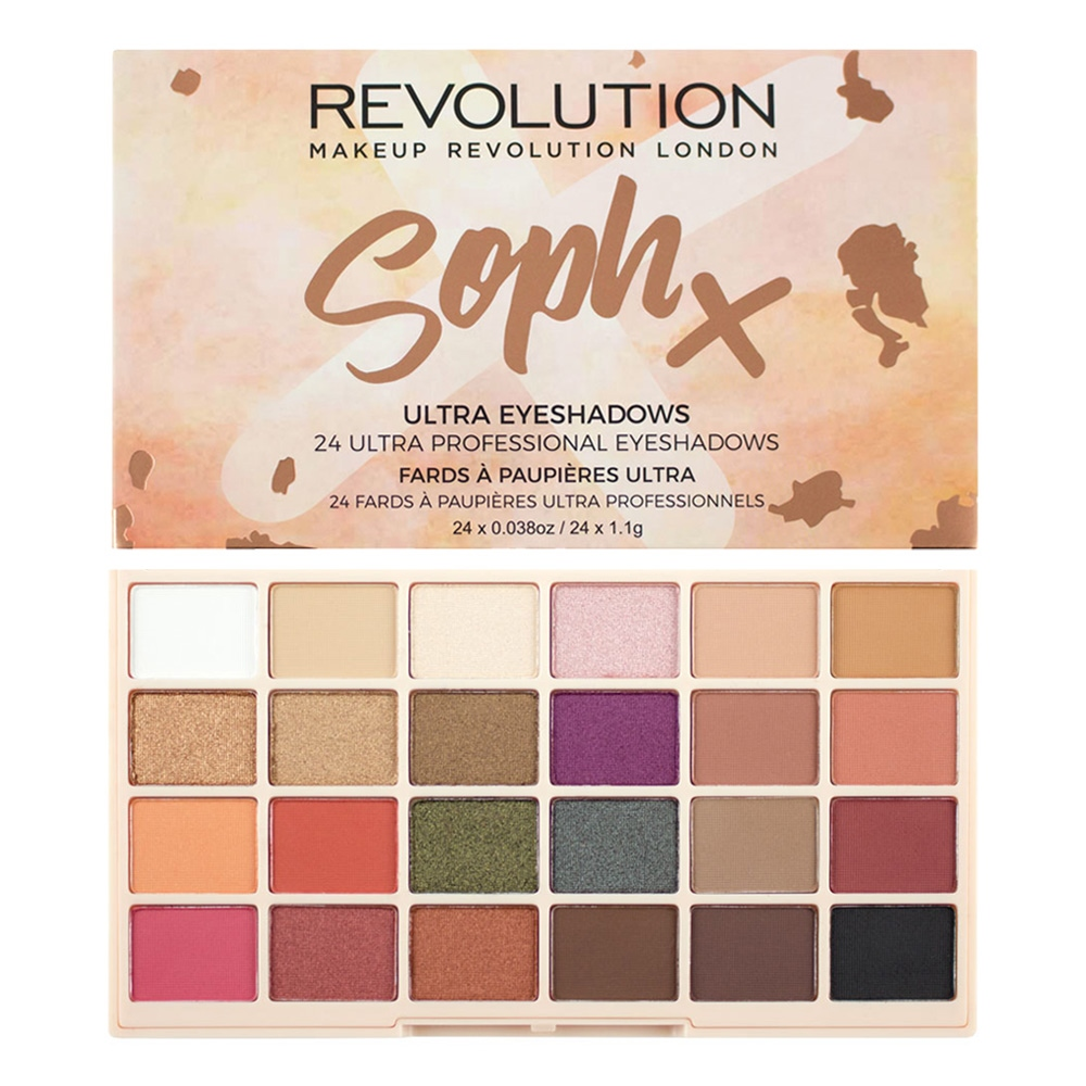MAKEUP REVOLUTION Палетка теней для век / SophX Ultra Eyeshadows, фото 1