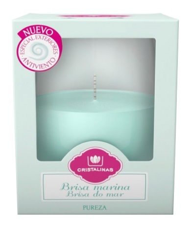 

CRISTALINAS Свеча ароматическая Морской бриз, 50 часов