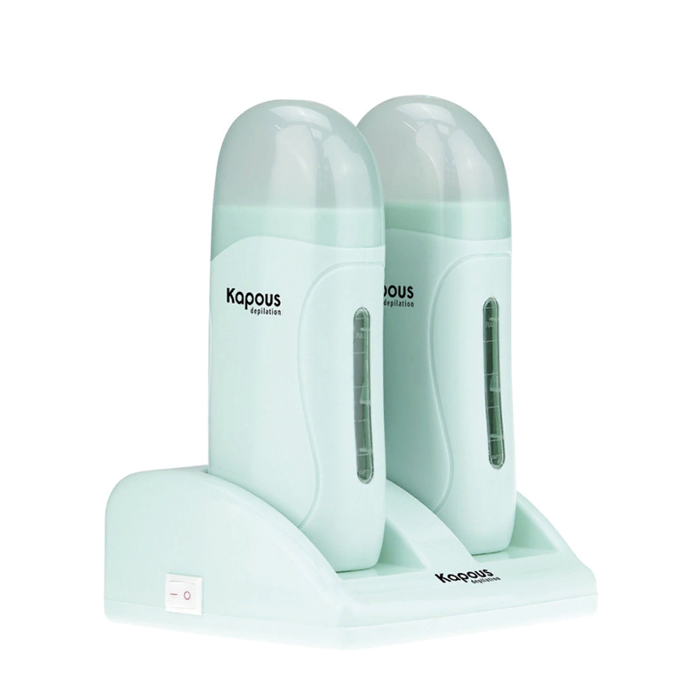 

KAPOUS Воскоплав электрический двойной с базой для разогрева воска в картриджах 2 х 100 мл / Depilation