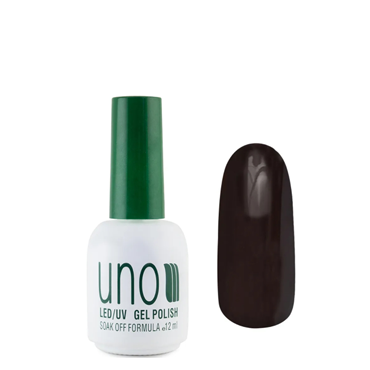 UNO Гель-лак для ногтей горький шоколад 254 / Uno Bitter Chocolate 12 мл