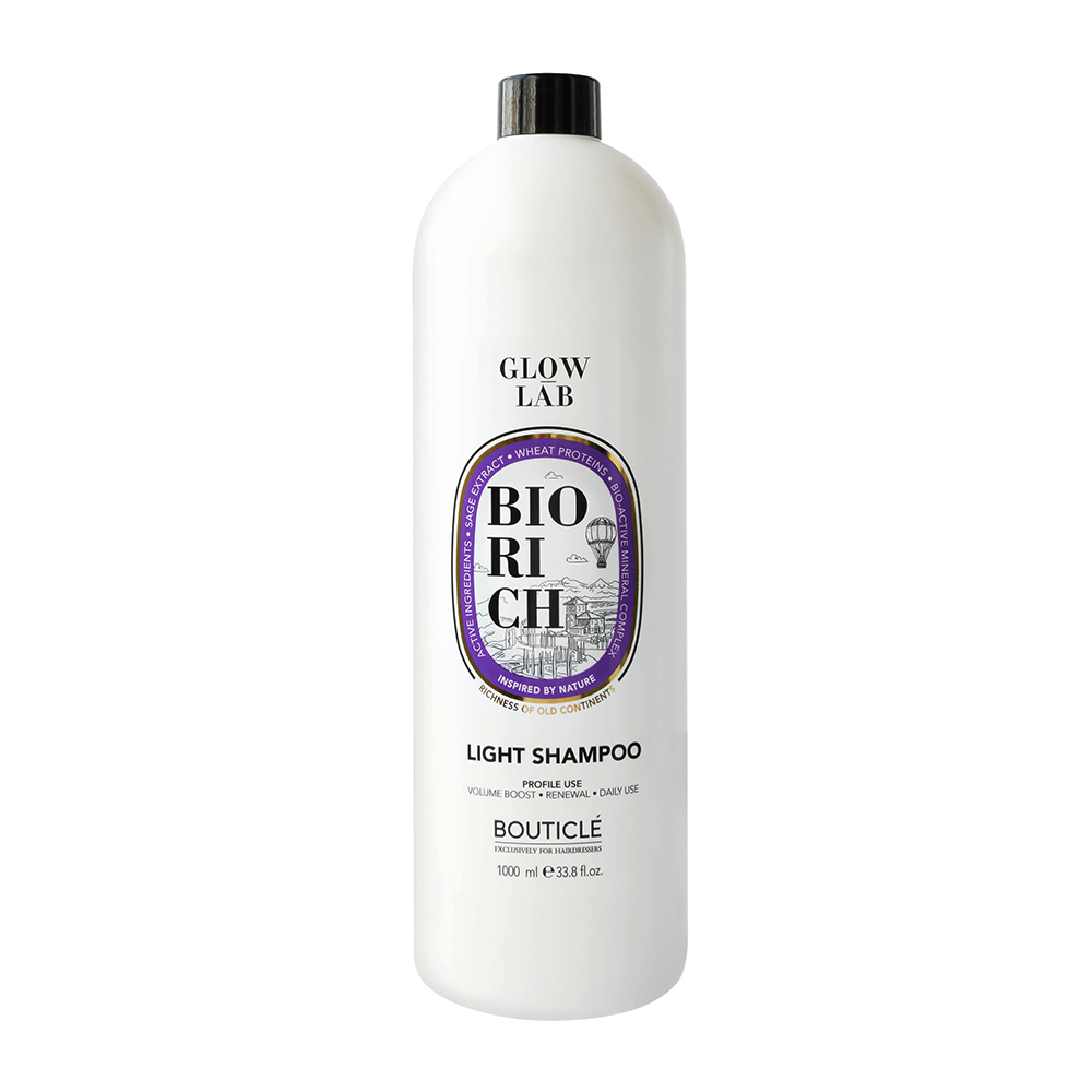 BOUTICLE Шампунь для объёма волос всех типов / Biorich Light Shampoo 1000 мл ds perfume free шампунь для очистки волос от минералов mineral removing shampoo