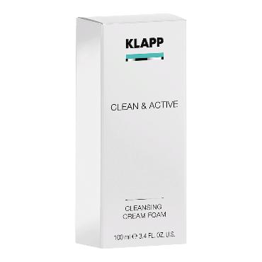 KLAPP Очищающая крем-пенка / CLEAN&ACTIVE Cleansing Cream Foam 100 мл
