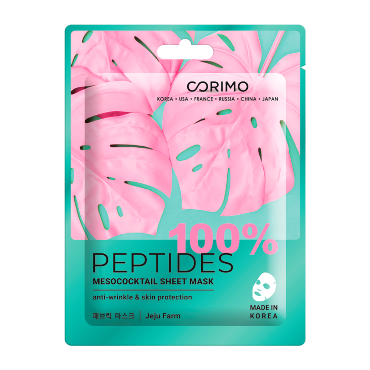 CORIMO Маска тканевая для лица Мезококтейль / 100% Peptides 22 гр