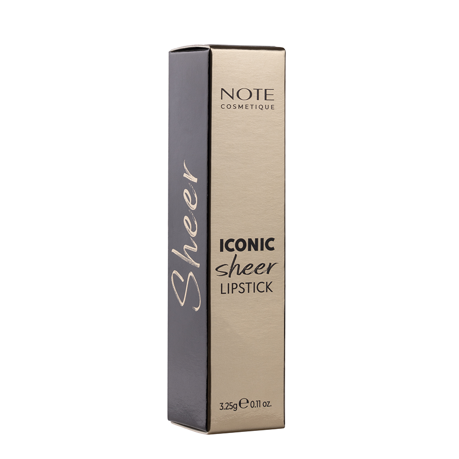NOTE Помада полупрозрачная для губ, тон 204 / Iconic Sheer Lipstick 3,25 гр, фото 5