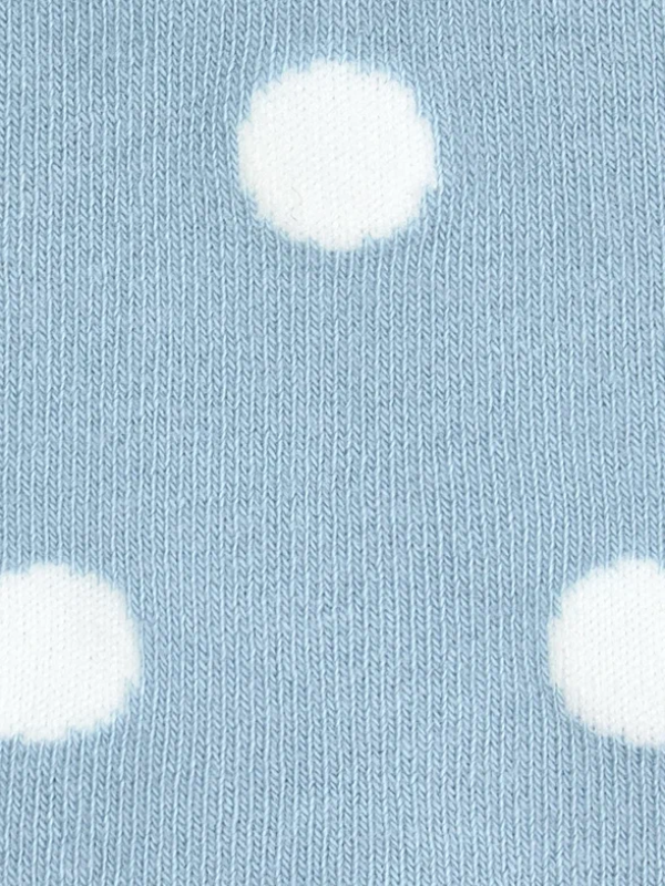 MINIMI Носки женские с высокой резинкой в горошек Blu Сhiaro 39-41 / MINI TREND 4209, фото 4