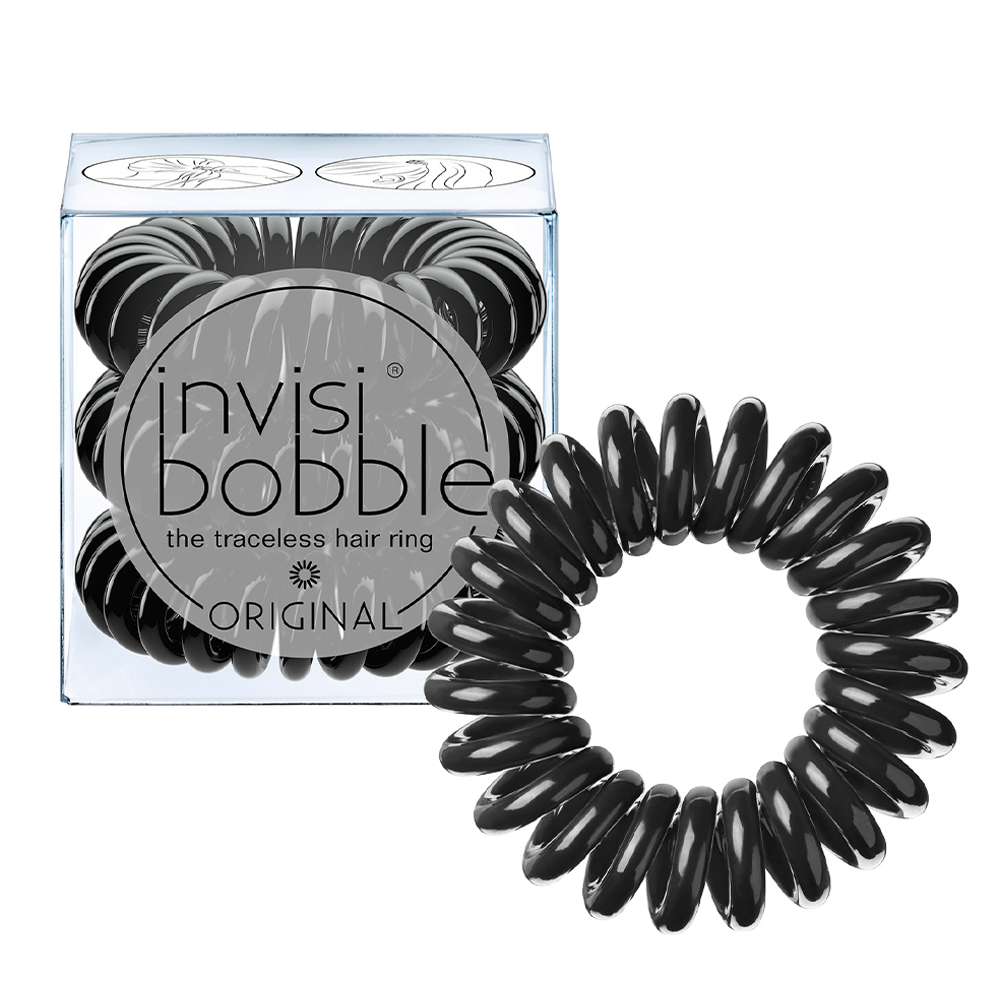 

INVISIBOBBLE Резинка-браслет для волос / invisibobble ORIGINAL True Black