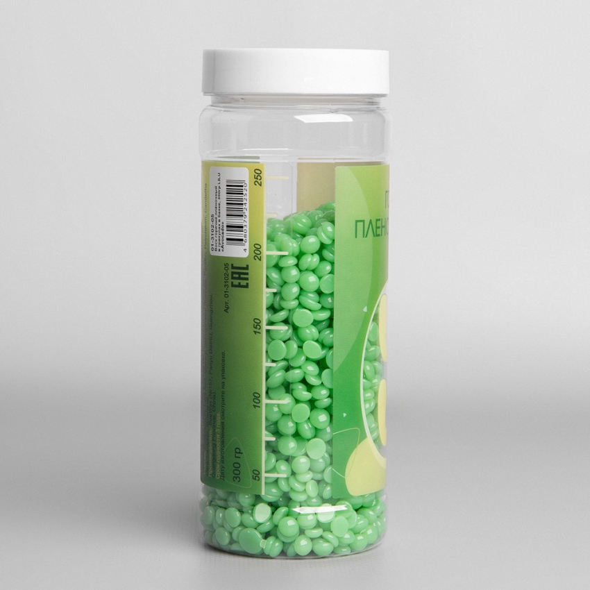 LILU Воск горячий плёночный в гранулах в банке Milk / LILU 300 гр, фото 2