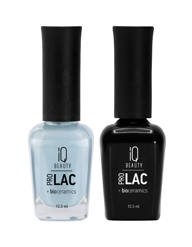 IQ BEAUTY 035 лак для ногтей укрепляющий с биокерамикой / Nail polish PROLAC + bioceramics 12.5 мл, фото 4
