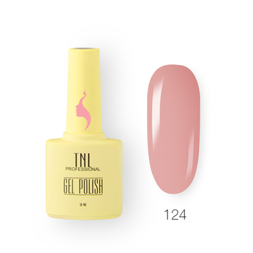 TNL PROFESSIONAL 124 гель-лак для ногтей 8 чувств, сахарный румянец / TNL 10 мл