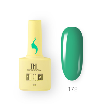 TNL PROFESSIONAL 172 гель-лак для ногтей 8 чувств, ирландский зеленый / TNL 10 мл