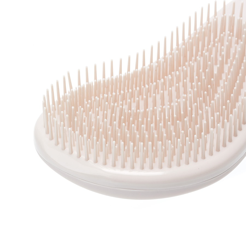 DEWAL BEAUTY Щетка массажная Прованс с пластиковым штифтом, большая ручка, пудровая, фото 2