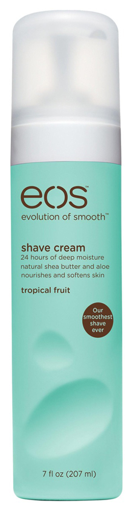 EOS Крем для бритья тела для женщин, тропические фрукты / Ultra Moisturizing Shave Cream 207 мл
