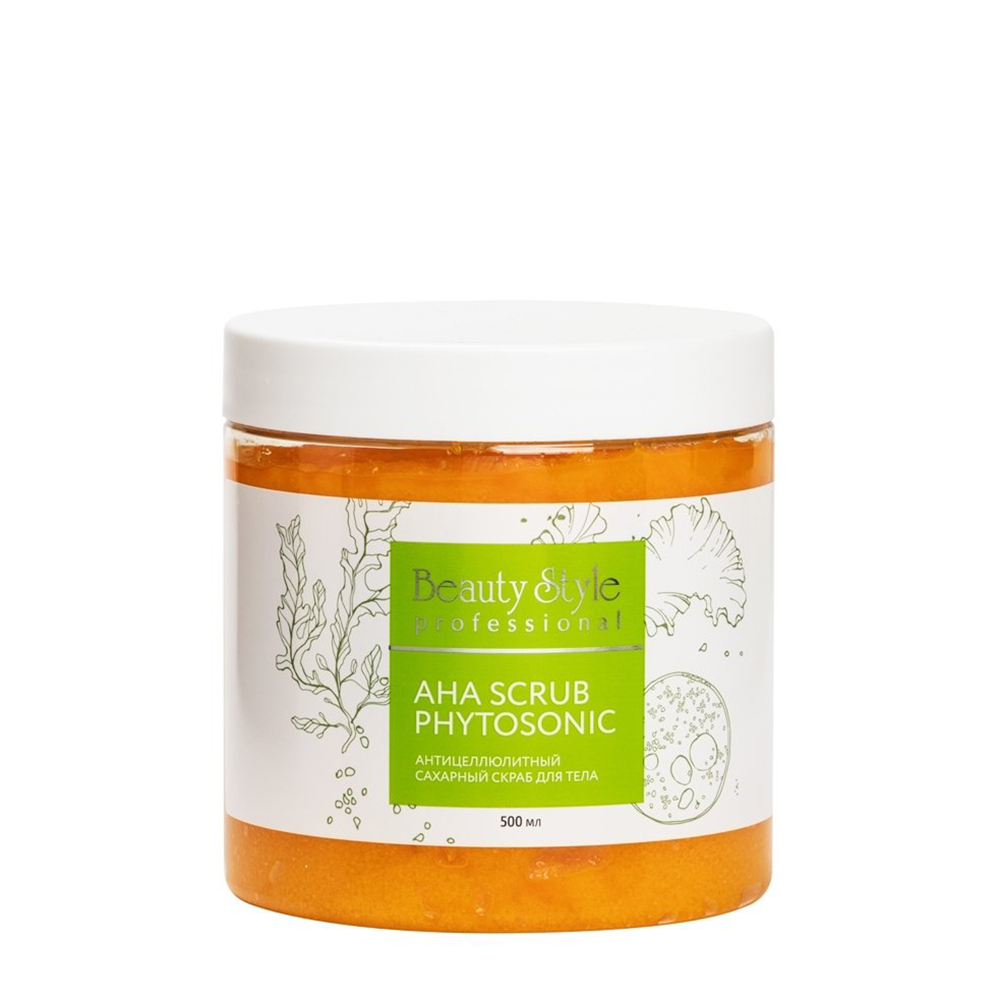 BEAUTY STYLE Скраб сахарный антицеллюлитный для тела / AHA Scrub Phytosoniс 500 мл, фото 1