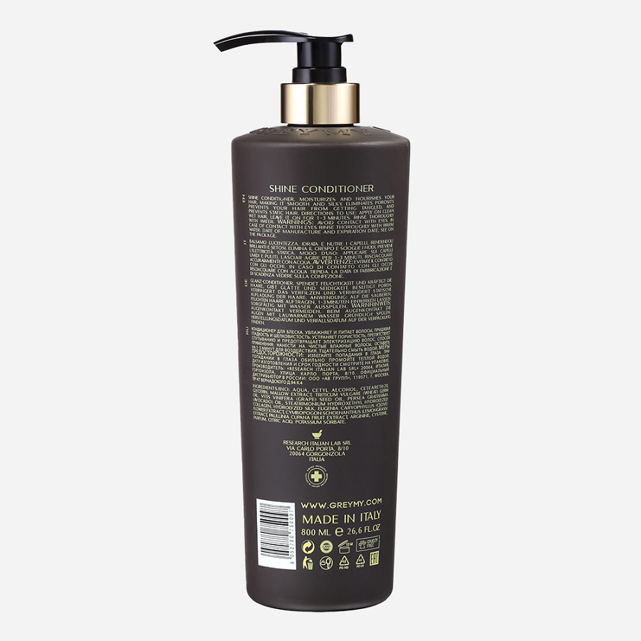 GREYMY Кондиционер для блеска / Shine Conditioner 800 мл, фото 2