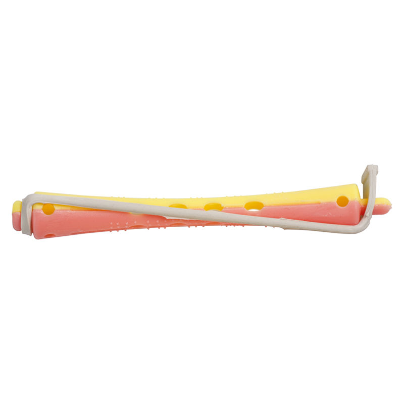 DEWAL PROFESSIONAL Коклюшки длинные желто-розовые d 7 мм 12 шт/уп kapous professional лосьон для долговременной завивки волос с кератином 500 г