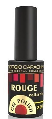 

GIORGIO CAPACHINI 201 гель-лак трехфазный для ногтей / Rouge 7 мл, Красные
