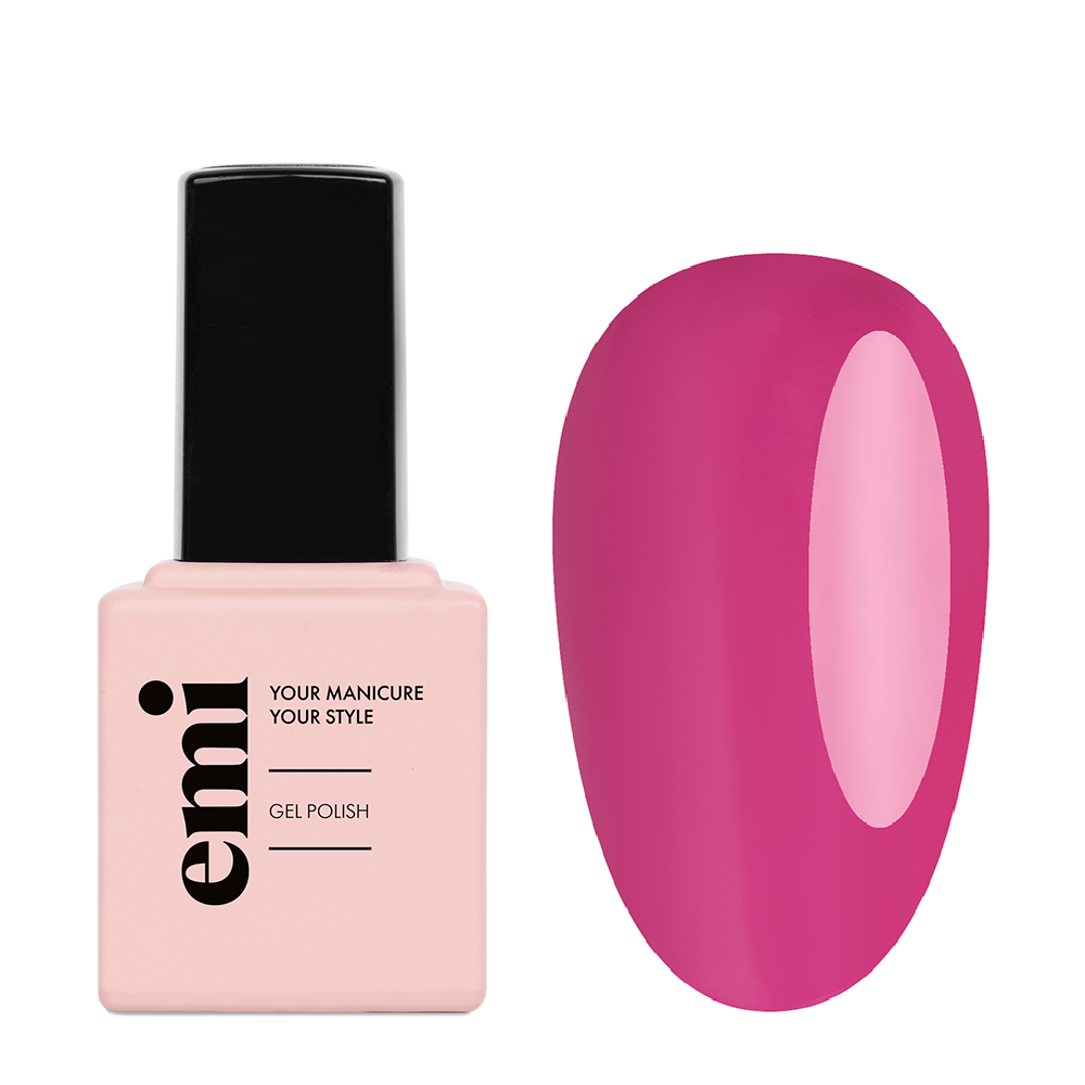 E.MI 4 гель-лак для ногтей, розовый / E.MiLac for pedicure 9 мл spa ceylon летний ультраувлажняющий гель алоэ лемонграсс и мандарин 100