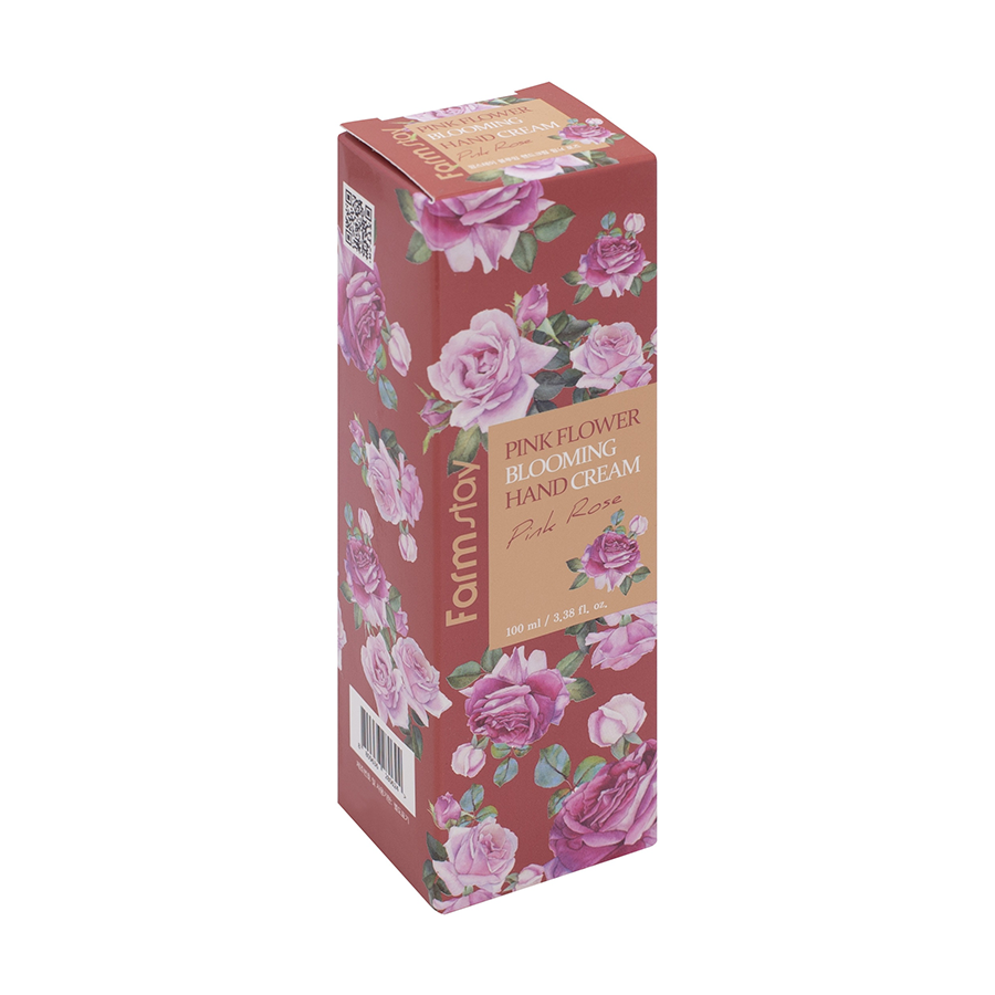 FARMSTAY Крем для рук с экстрактом розы / PINK FLOWER BLOOMING HAND CREAM PINK ROSE 100 мл, фото 4
