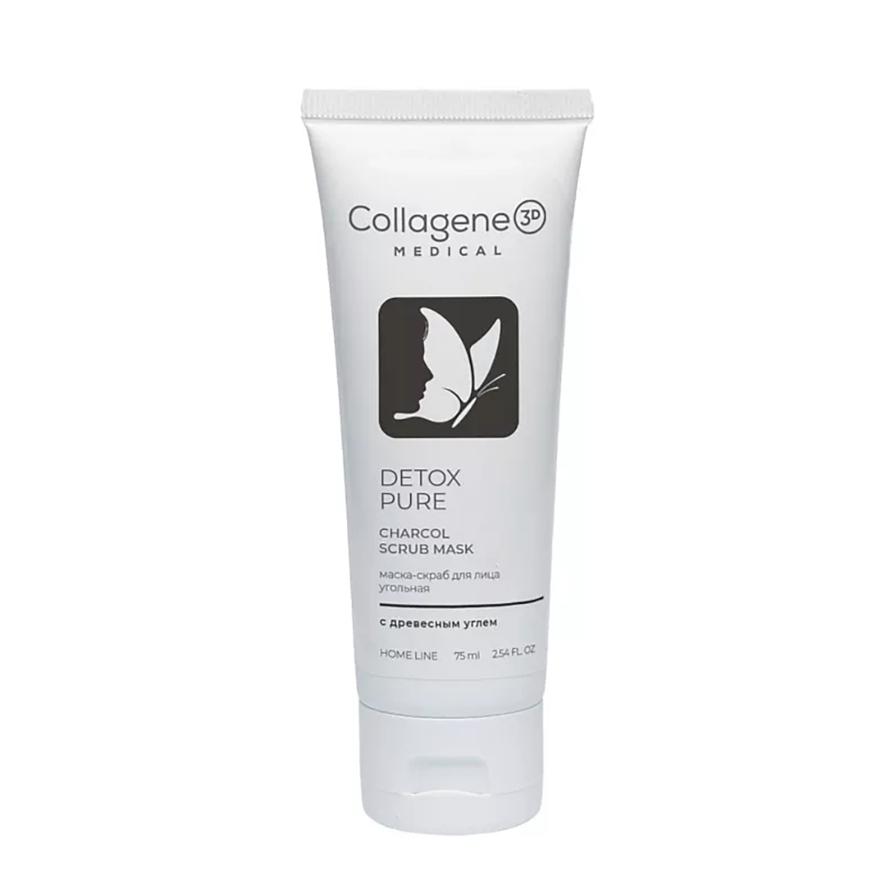 

MEDICAL COLLAGENE 3D Маска-скраб угольная для лица / DETOX PURE 75 мл