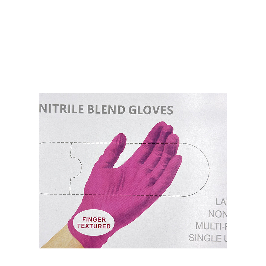 IWOU PROFESSIONAL Перчатки вин-нитр M розовые/ Wally Plastic 100 шт, фото 2