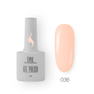 TNL PROFESSIONAL 036 гель-лак для ногтей 8 чувств, бисквитный / TNL 10 мл