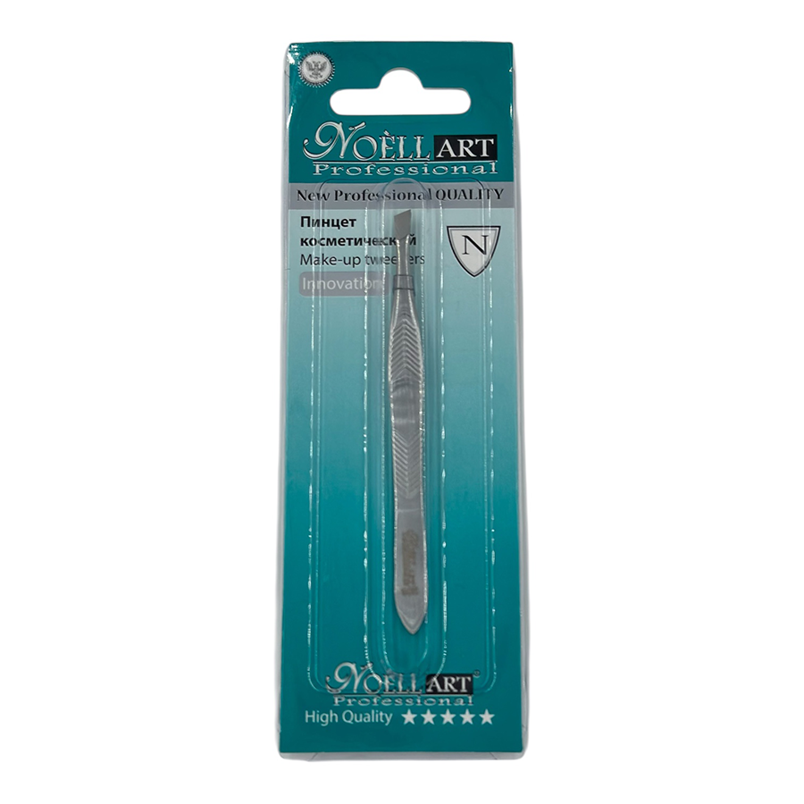 NOELL ART Professional Пинцет косметический со скошенным краем №208/ Noell ART, фото 2
