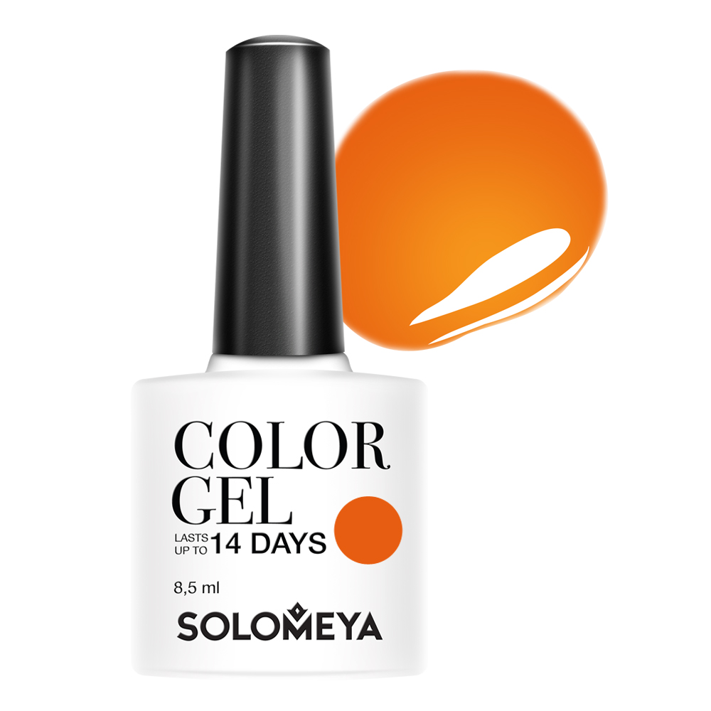 

SOLOMEYA Гель-лак для ногтей 116 Сладкая тыква / Color Gel Sweet pumpkin 8,5 мл, Оранжевые