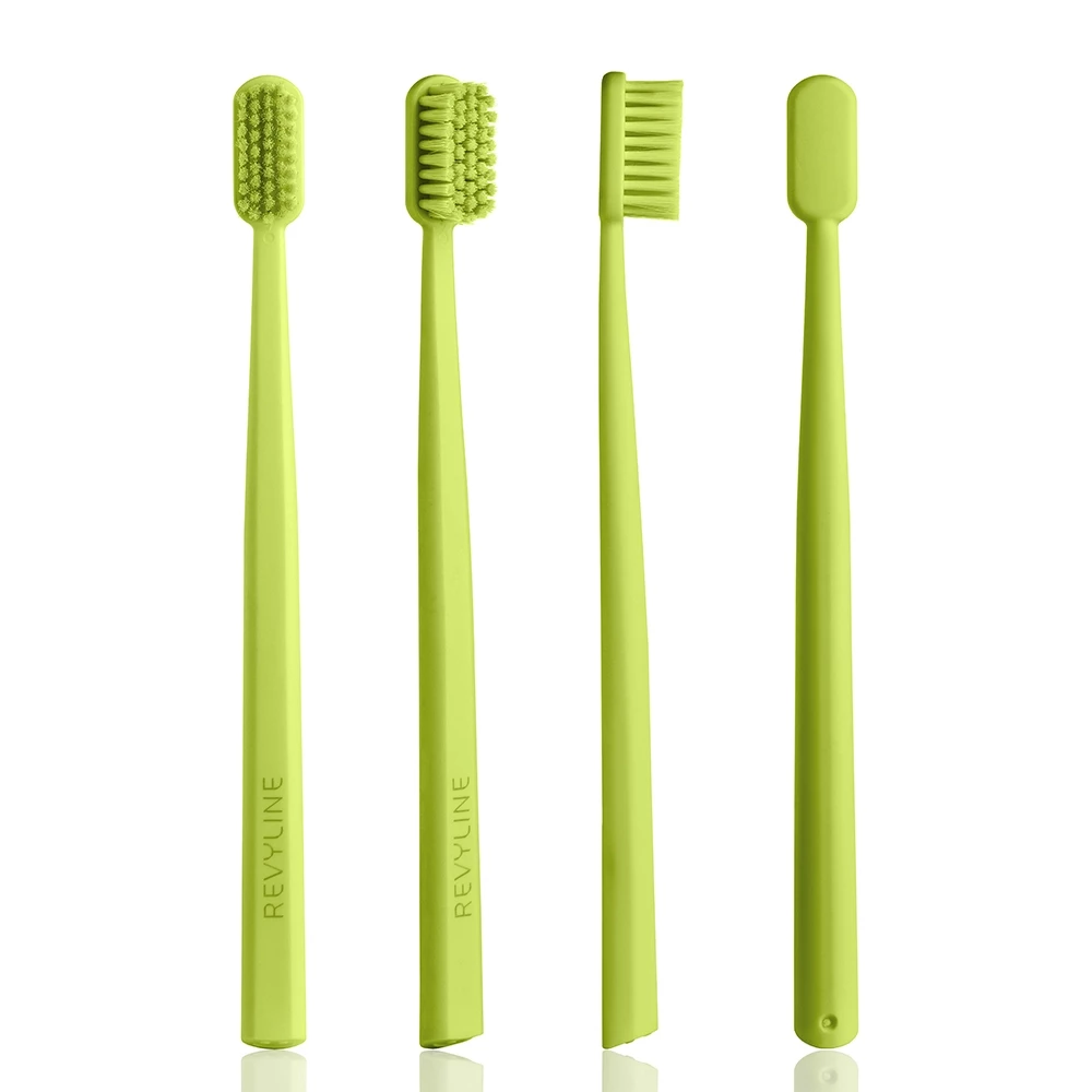 REVYLINE Набор зубных щеток / SM6000 Smart Trio Limpet shell + White grape + Lime cream 3 шт, фото 3