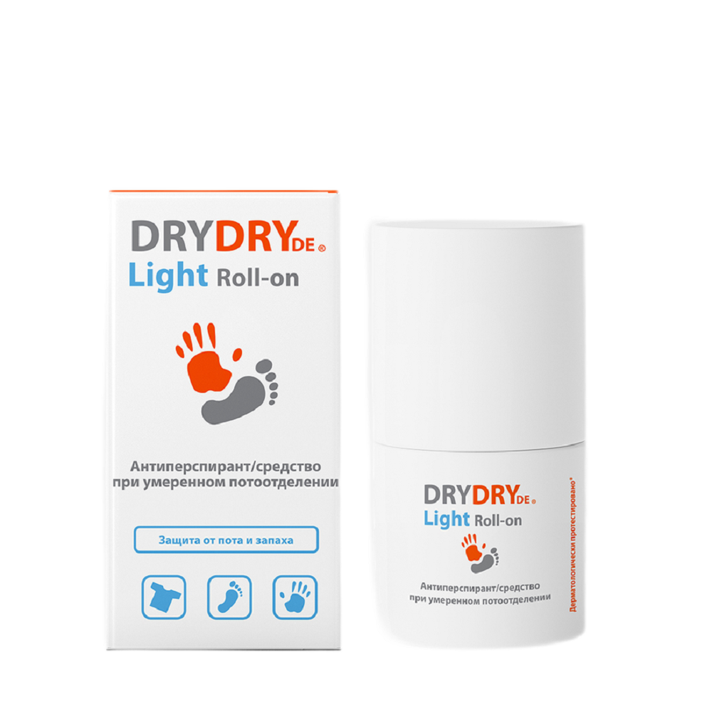 

DRY DRY Средство от потоотделения для всех типов кожи / Light 50 мл