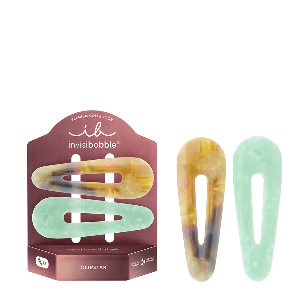 INVISIBOBBLE Заколка для волос, 2 шт / invisibobble CLIPSTAR PREMIUM Rainbow Carousel, фото 2