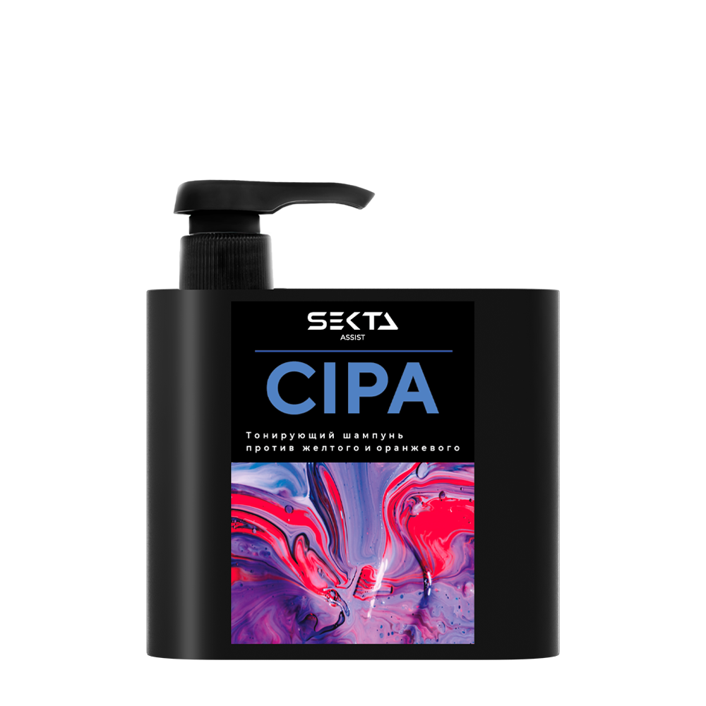 HAIR SEKTA Шампунь нейтрализующий теплые оттенки / Hair Sekta Cipa 500 мл, фото 1