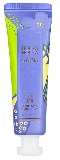 HOLIKA HOLIKA Крем питательный для рук Перфьюм Хэнд Крим, фиалка / Violet Sparkling Perfumed Hand Cream 30 мл
