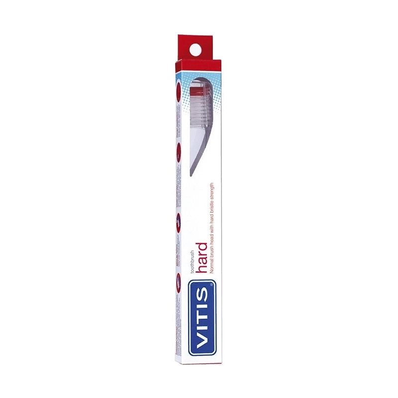 DENTAID Щётка зубная Vitis Hard/ferme в твердой упаковке ополаскиватель для рта dentaid vitis sensitive 500 мл