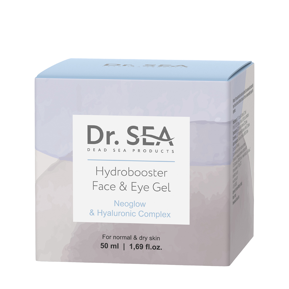 DR. SEA Гель гидробустер для лица и глаз с комплексом Neoglow и гиалуроновой кислотой / Dr.Sea 50 мл, фото 3