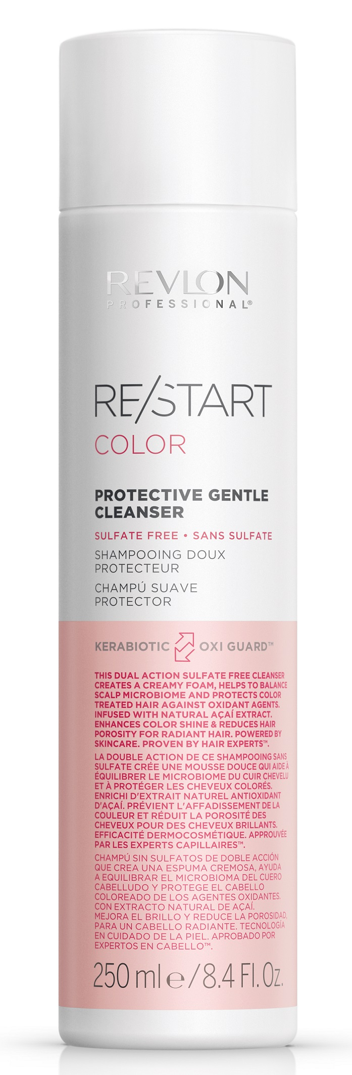 REVLON PROFESSIONAL Шампунь для нежного очищения окрашенных волос / Color Protective Gentle Cleanser Restart 250 мл нежнее нежного