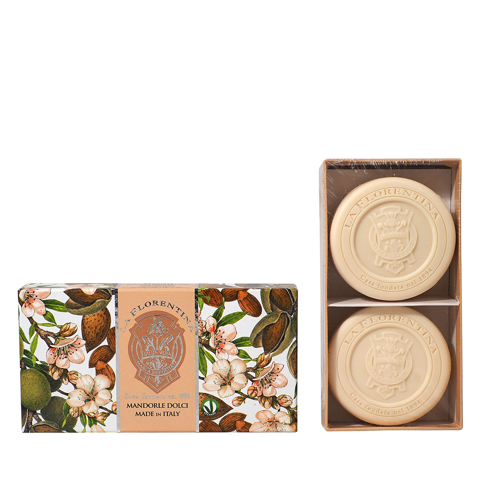 LA FLORENTINA Набор мыла сладкий миндаль / Sweet Almonds 2*115 гр, фото 2