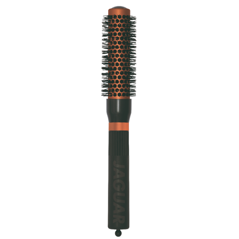 JAGUAR Термобрашинг чёрный/оранжевый d 25 мм / JAGUAR CC25 шнур круглый с селиконовым наконечником чёрный оранжевый