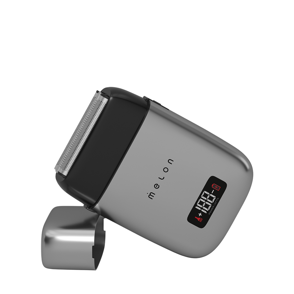 MELON PRO Шейвер HEX one, серебрянный, аккумулятор 1400 mAh, фото 3