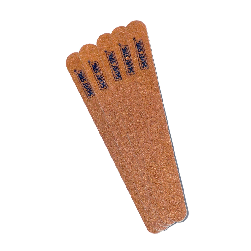 SILVER STAR Пилка на деревянной основе 10*115, коричневая / PRO 5 шт kaizer пилка шлифовочная на деревянной основе прямая