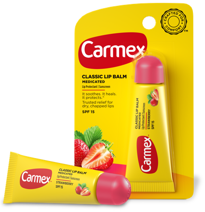 CARMEX Бальзам клубничный для губ SPF 15 (в тубе) 10 г, фото 2