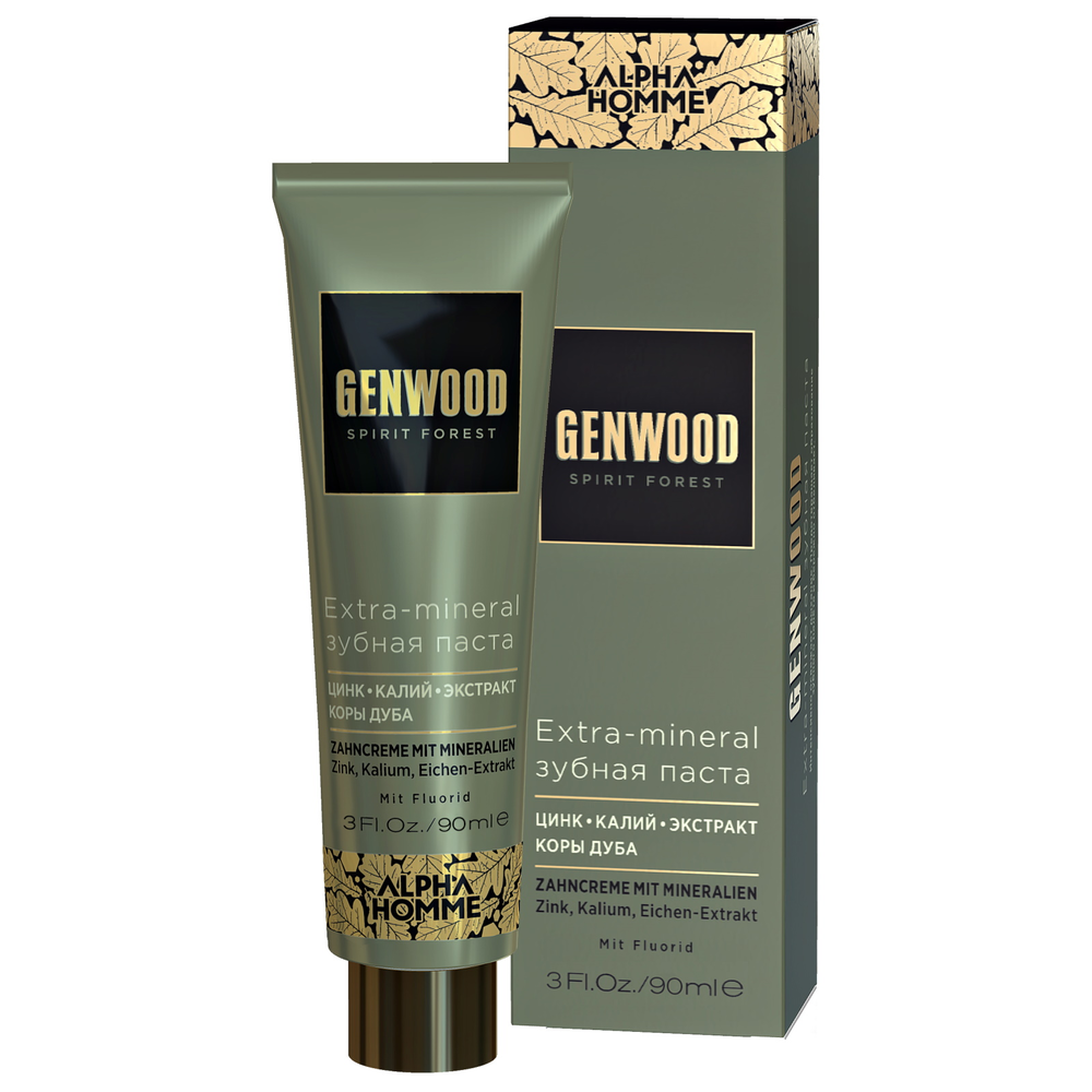 ESTEL PROFESSIONAL Паста зубная / GENWOOD Extra-mineral 90 мл, фото 3