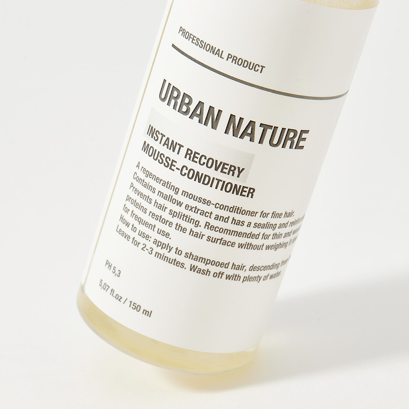 URBAN NATURE Кондиционер-мусс Мгновенное восстановление / INSTANT RECOVERY MOUSSE-CONDITIONER 150 мл, фото 3